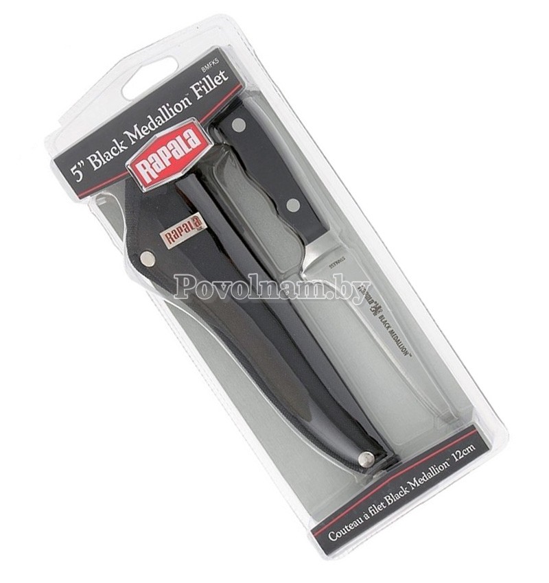 BMFK5 Филейный нож Rapala (лезвие 13см, литая рукоятка) упаковка