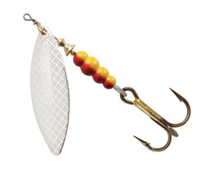 Блесна Mepps AGLIA LONG SILVER № 4 серебро 17 гр.