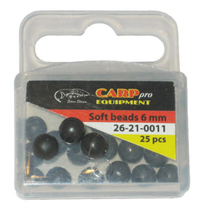 Бусина SP100203-02 Soft beads d 6 mm (уп. 25 шт.) цвет Matt green