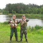 Городол Сергей и Матусевич Александр _ окуневая рыбалка 2016  июнь