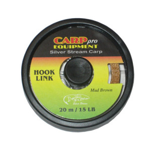 Поводковый материал тонущий HK3708-15 Hooklink Fast Sinking цвет Mud Brown 15lb 20m