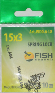 Спираль 15Х3мм. Для фиксации на крючке силиконовой приманки