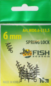 Спираль Большая 6мм. Для фиксации на крючке силиконовой приманки