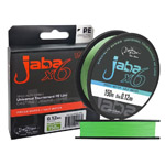 Титульная Плетеная леска JABA X6 Line зелёный флю