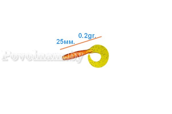 Твистер CT 25-020 (25mm 0.2g) 10-00-0040